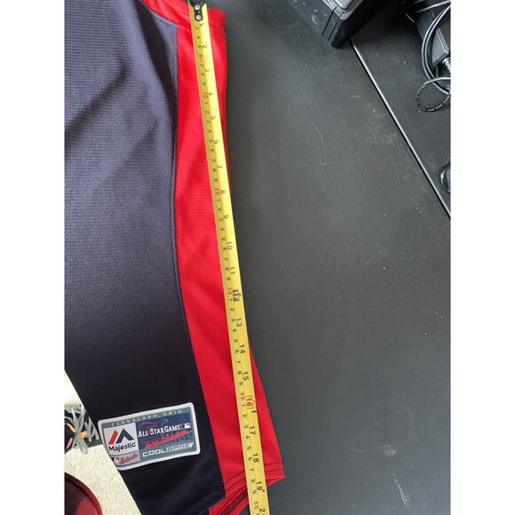 2019 MLB All Star Game Majestic National League Baseball Sleeveless Jersey Sz 50 - Picture 10 of 11